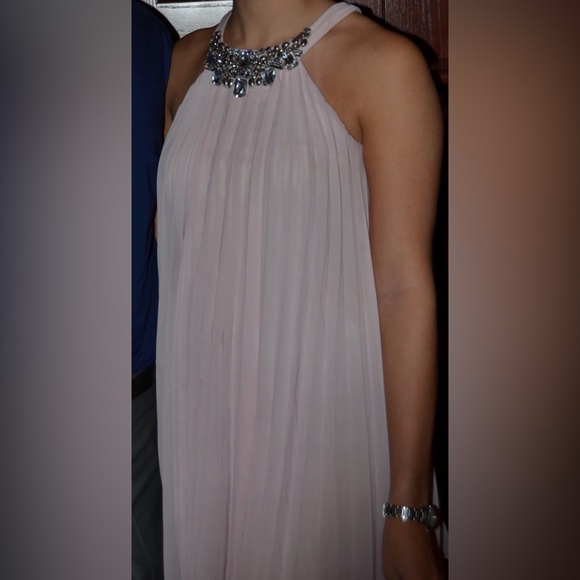 Charlotte Russe Light Pink Embellished Party Dress - Picture 3 of 11